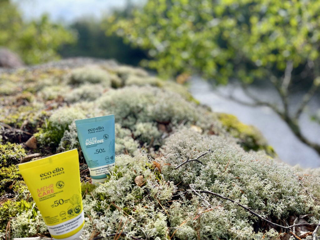 eco elio Sonnencreme am Arbeitsplatz Outdoor
