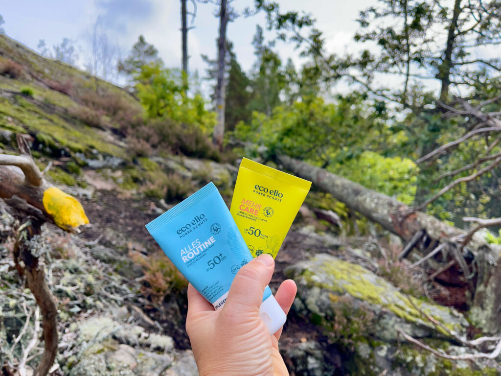 eco elio beste Sonnencreme beim Wandern in Schweden