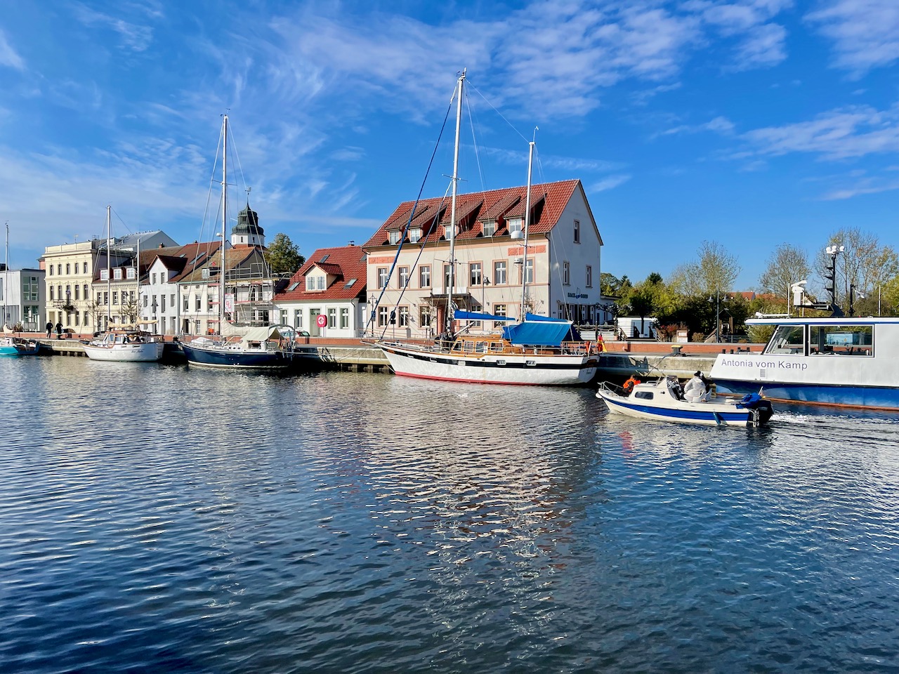 Sehenswuerdigkeiten am Stettiner Haff, Stadthafen Ueckermuende