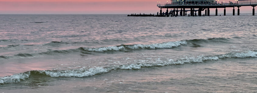 Sonnenaufgang Usedom Heringsdorf Seebruecke