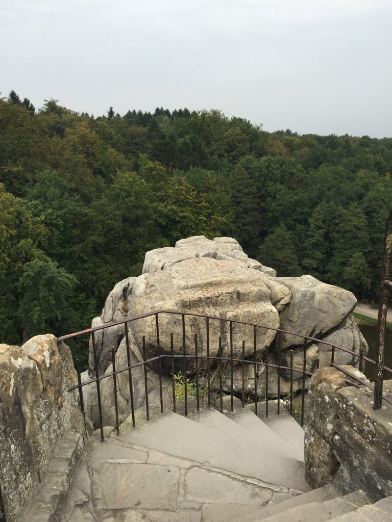 Externsteine wandern - oben angekommen