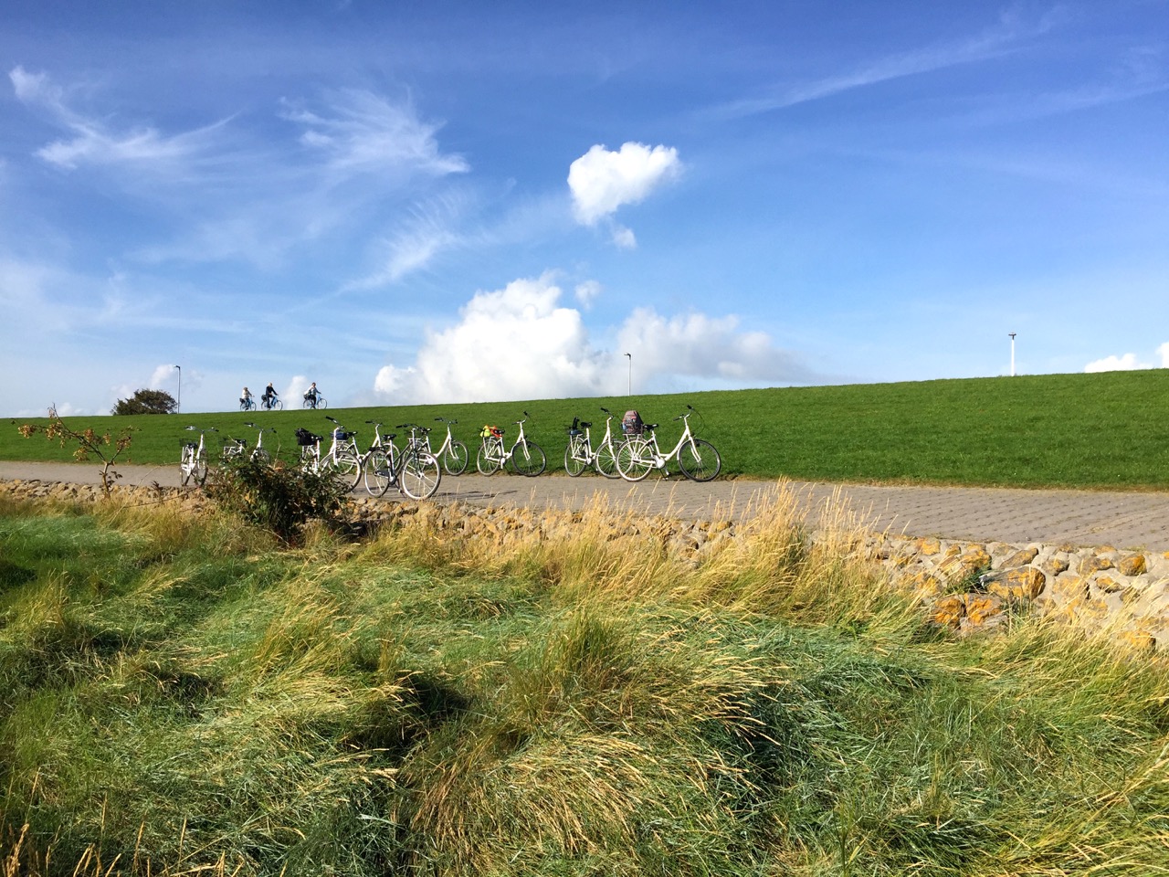 Auf dem Weg zur “Weissen Düne Norderney”