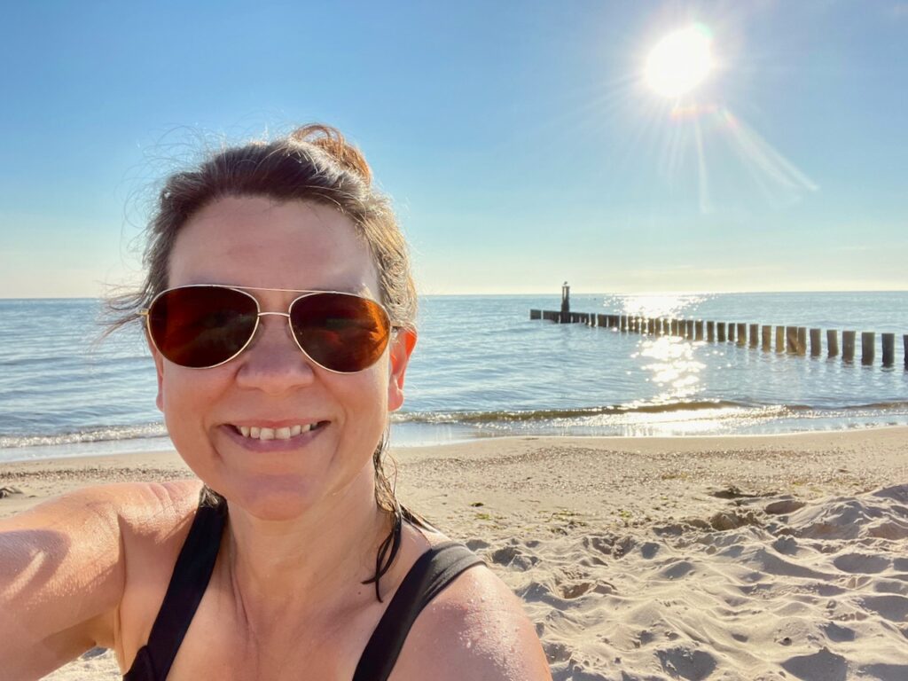 Allein am Strand von Ueckeritz