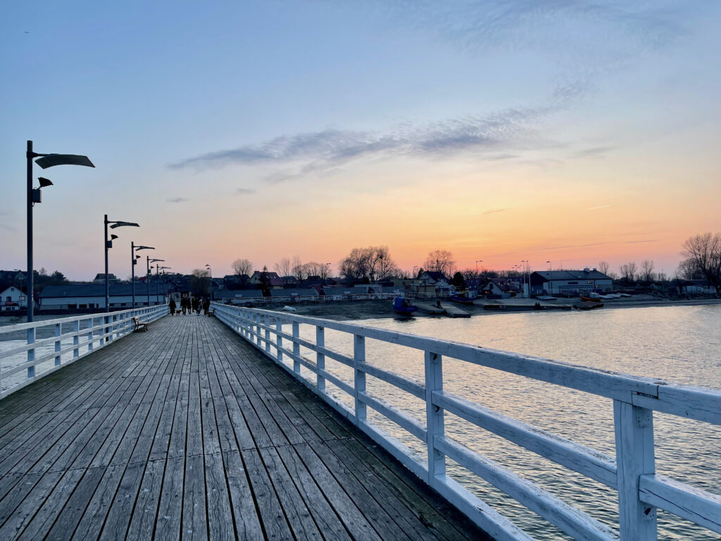 Strand Mechelinki Urlaub in Danzig am Meer