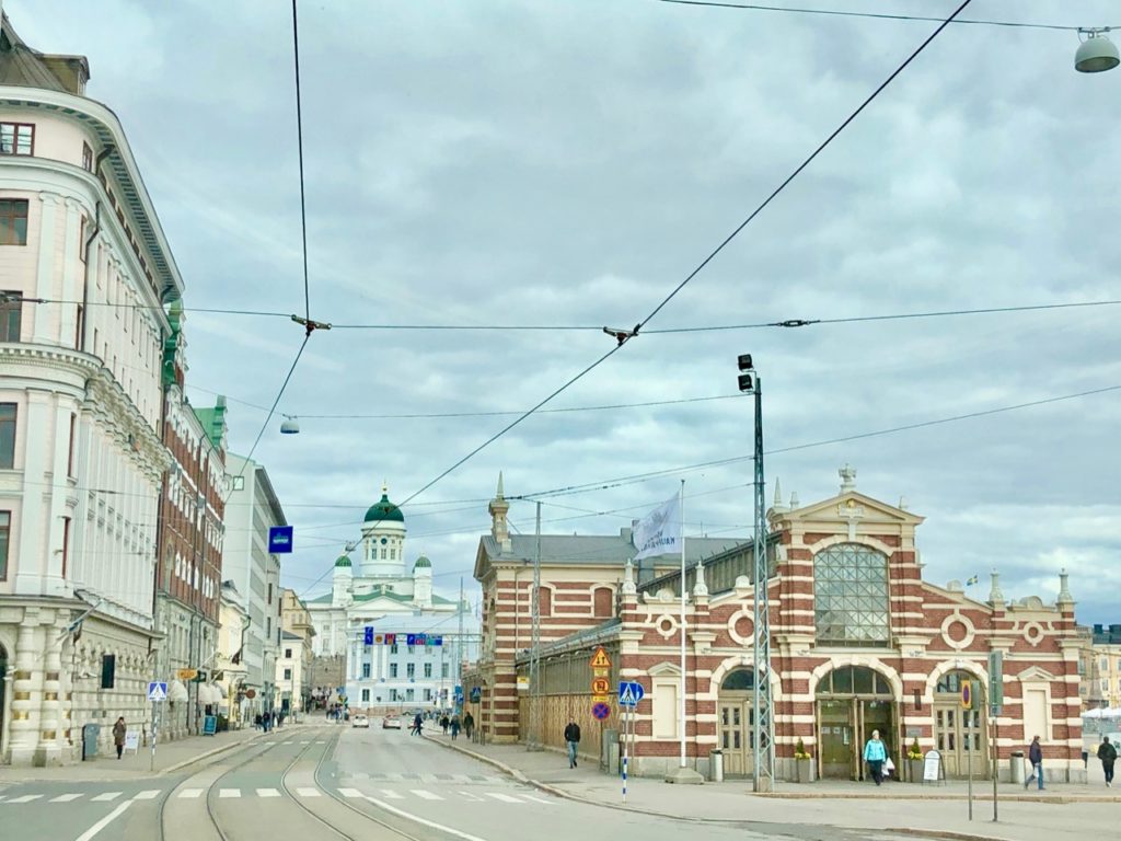 Fahrt mit der Tram Helsinki