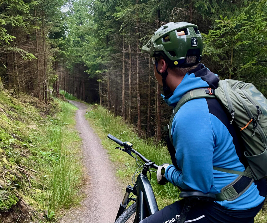 schmale Pfade auf dem Green Trail Willingen
