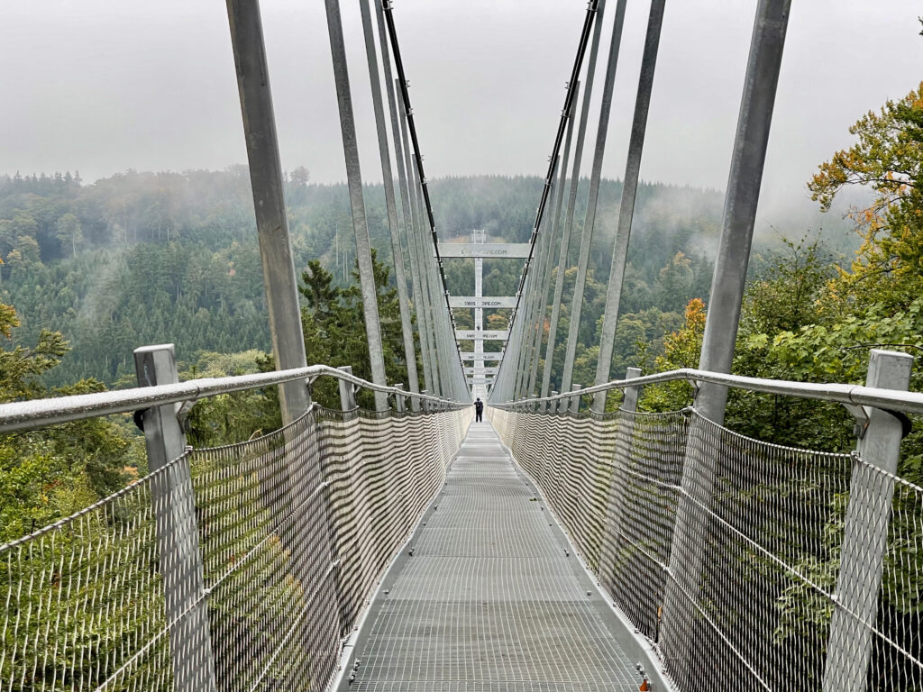 Skywalk Willingen, laengste Haengeseilbruecke in Deutschland