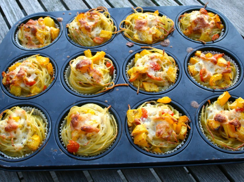 Spaghetti-Muffins