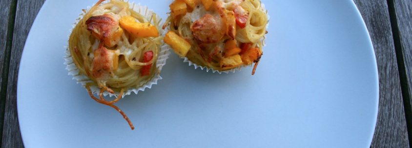 Fertige Spaghetti Muffins