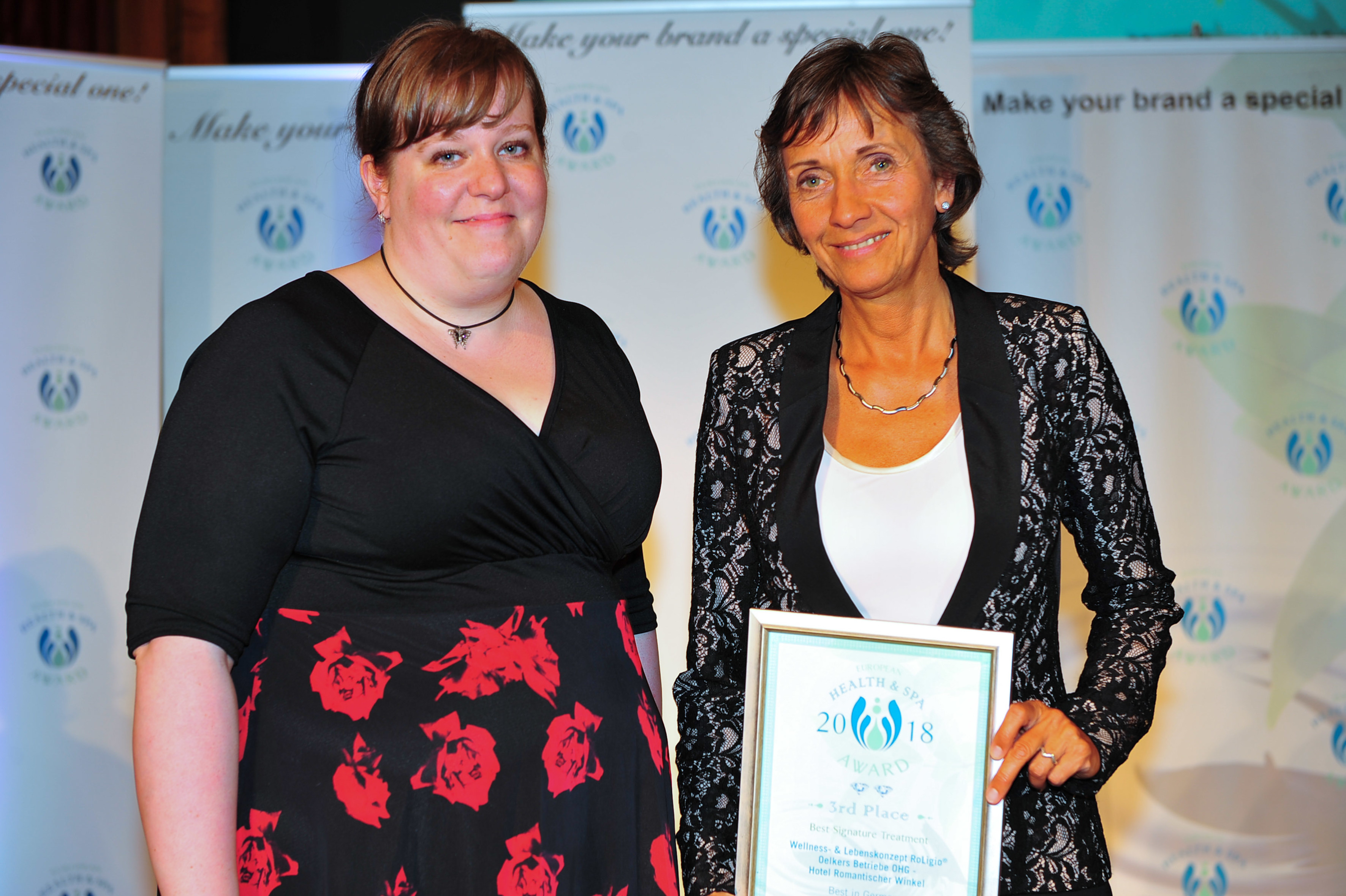 Romantischer Winkel Spa & Wellness Resort gewinnt Health & Spa Award