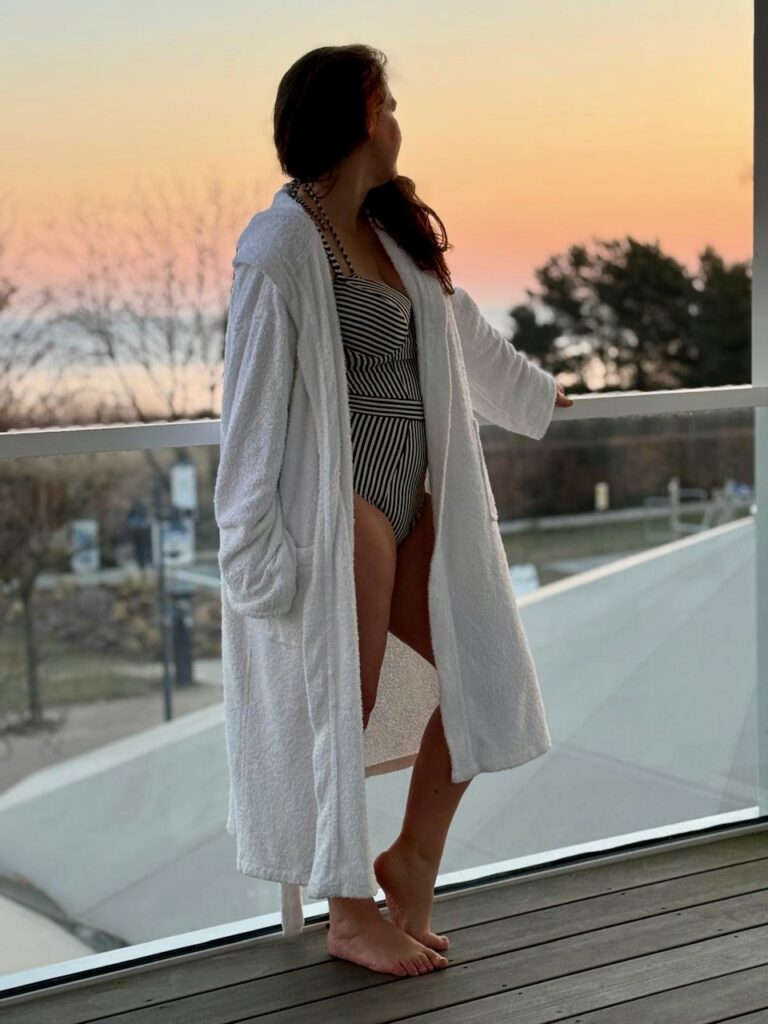 Ich mit meinem neuen Badeanzug von Bodyfashion