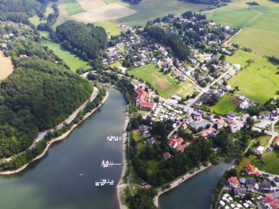 Blick von oben: Diemelsee