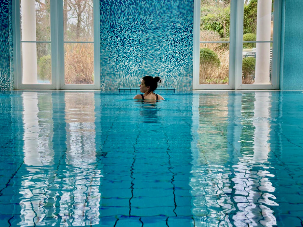 Winter auf Usedom, Wellnesshotel mit Meerblick