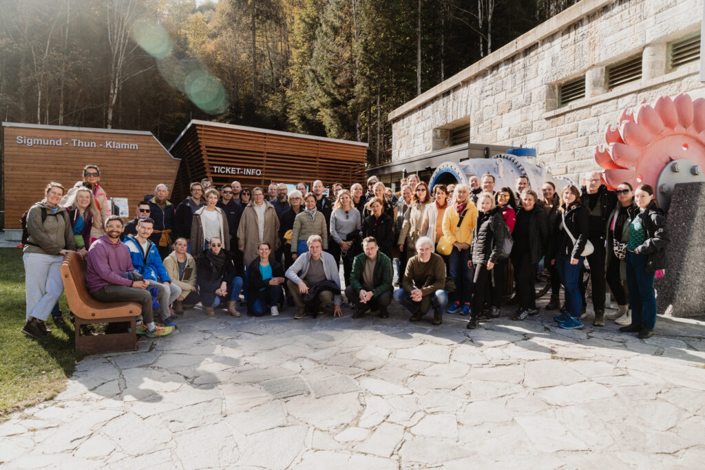 Gruppenfoto Teilnehmer Klamm-Wanderung Kaprun SpaCamp/Lisa Rettenbacher